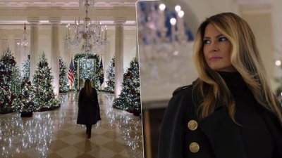 Tak Melania Trump udekorowała Biały Dom na Boże Narodzenie. Rozmach w amerykańskim stylu