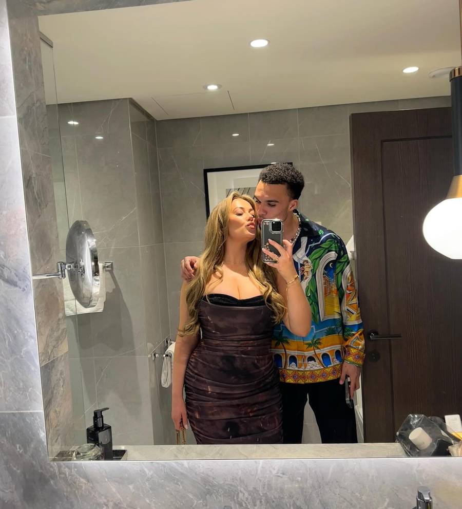 Antonee Robinson i Darcy Myers fot. Instagram @antonee_jedi
