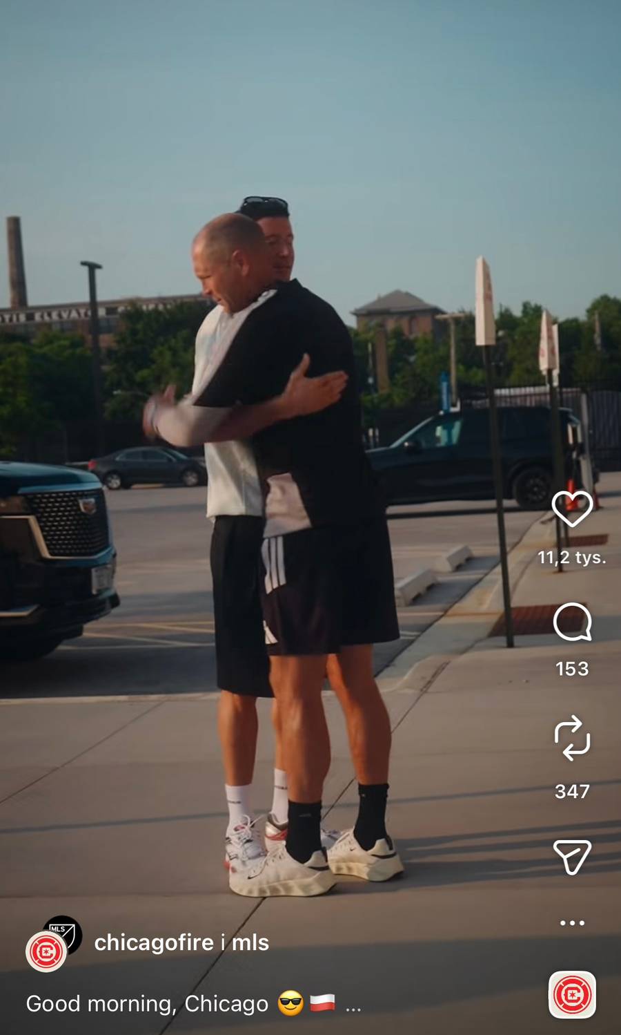 Robert Lewandowski przyleciał do Chicago Fire, fot. Instagram