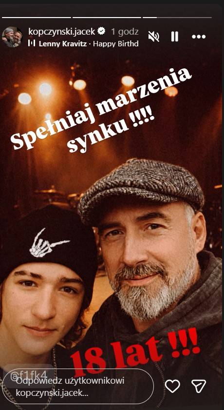 Jacek Kopczyński syn/Instagram/kopczynski.jacek