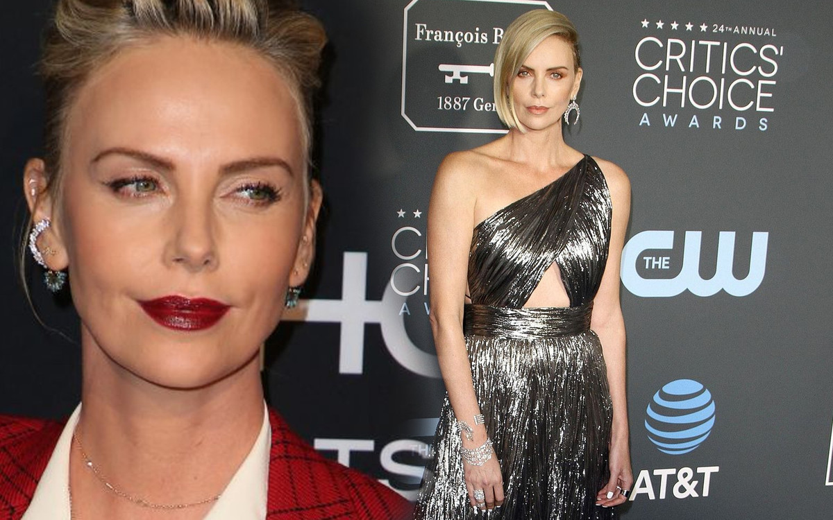 Charlize Theron o krok od wpadki. Gwiazda tak się rozemocjonowała, że nie okiełznała szlafroka