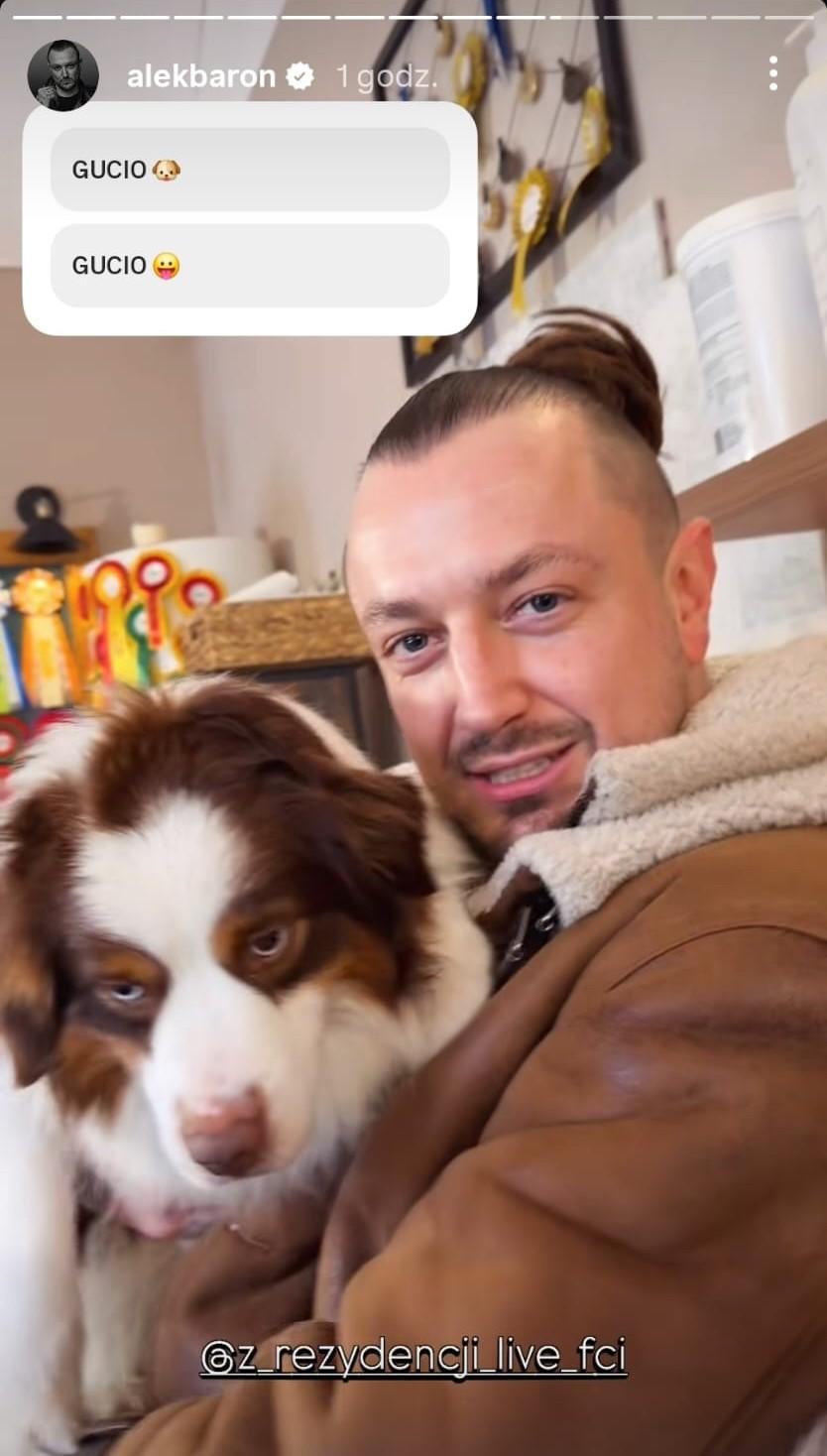 Tak Alek Baron spędził Walentynki fot. Instagram