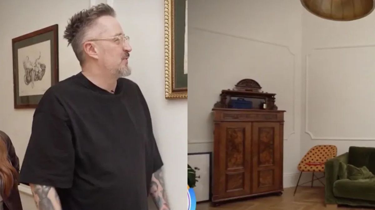 Kędzierski urządził się w zabytkowej kamienicy. Wnętrza z duszą i pełne skarbów, fot. "Halo tu Polsat".