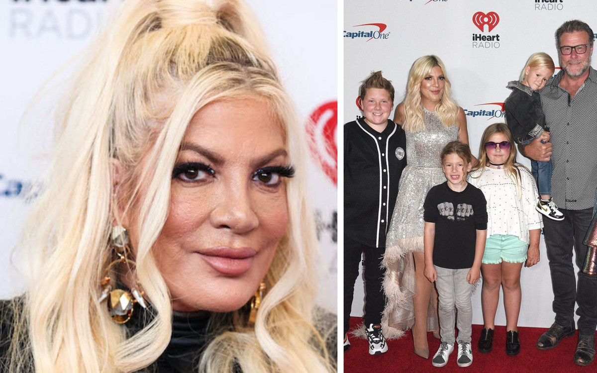 Tori Spelling i jej 5-tka dzieci mieszkają w kamperze