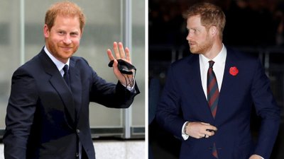 Uśmiechnięty książę Harry przybył na koronację ojca [zdjęcia]