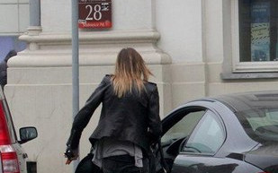 Maja Sablewska staje na miejscu dla inwalidów (FOTO)