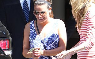 Ciężarna (?) Lea Michele przyłapana z chłopakiem (FOTO)