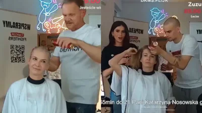 Zaraz po zgoleniu włosów Edyta Pazura wydała oświadczenie. “Drogie media…”
