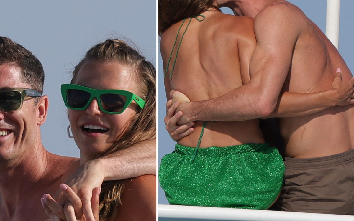 Lewandowscy kolejny dzień migdalą się na jachcie (ZDJĘCIA)