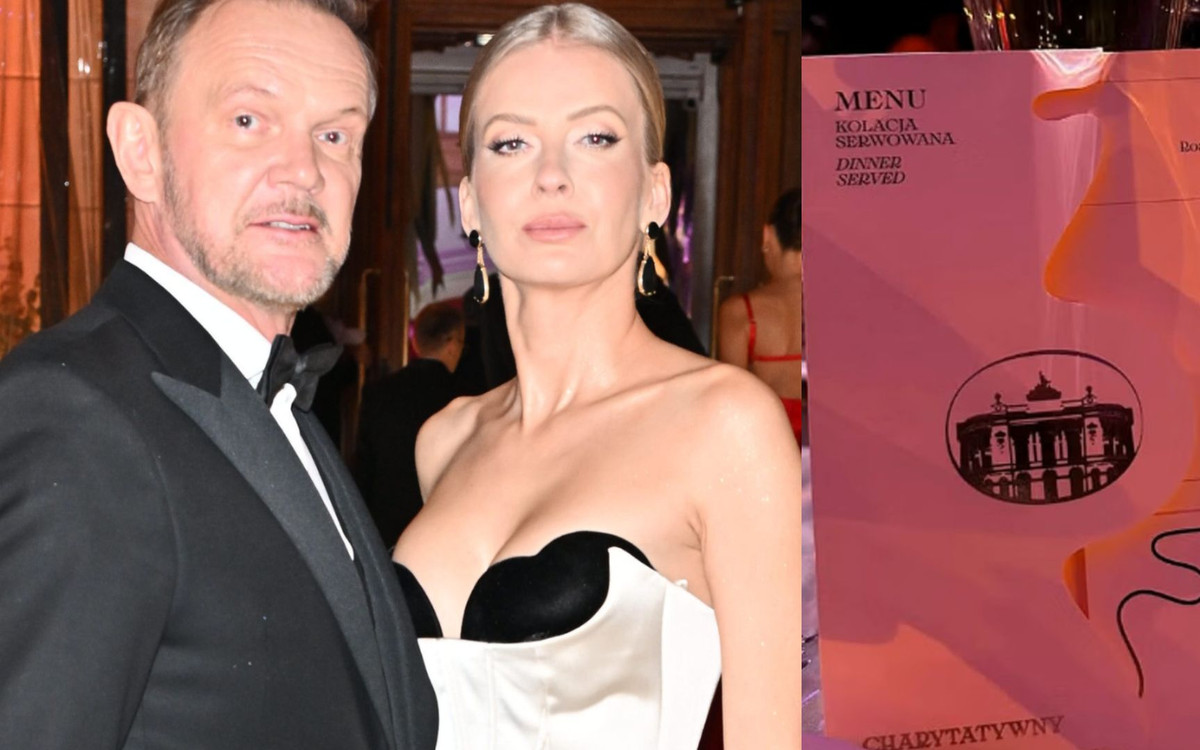 Cezary Pazura pokazał menu z Balu TVN. Wykwintne dania to mało powiedziane