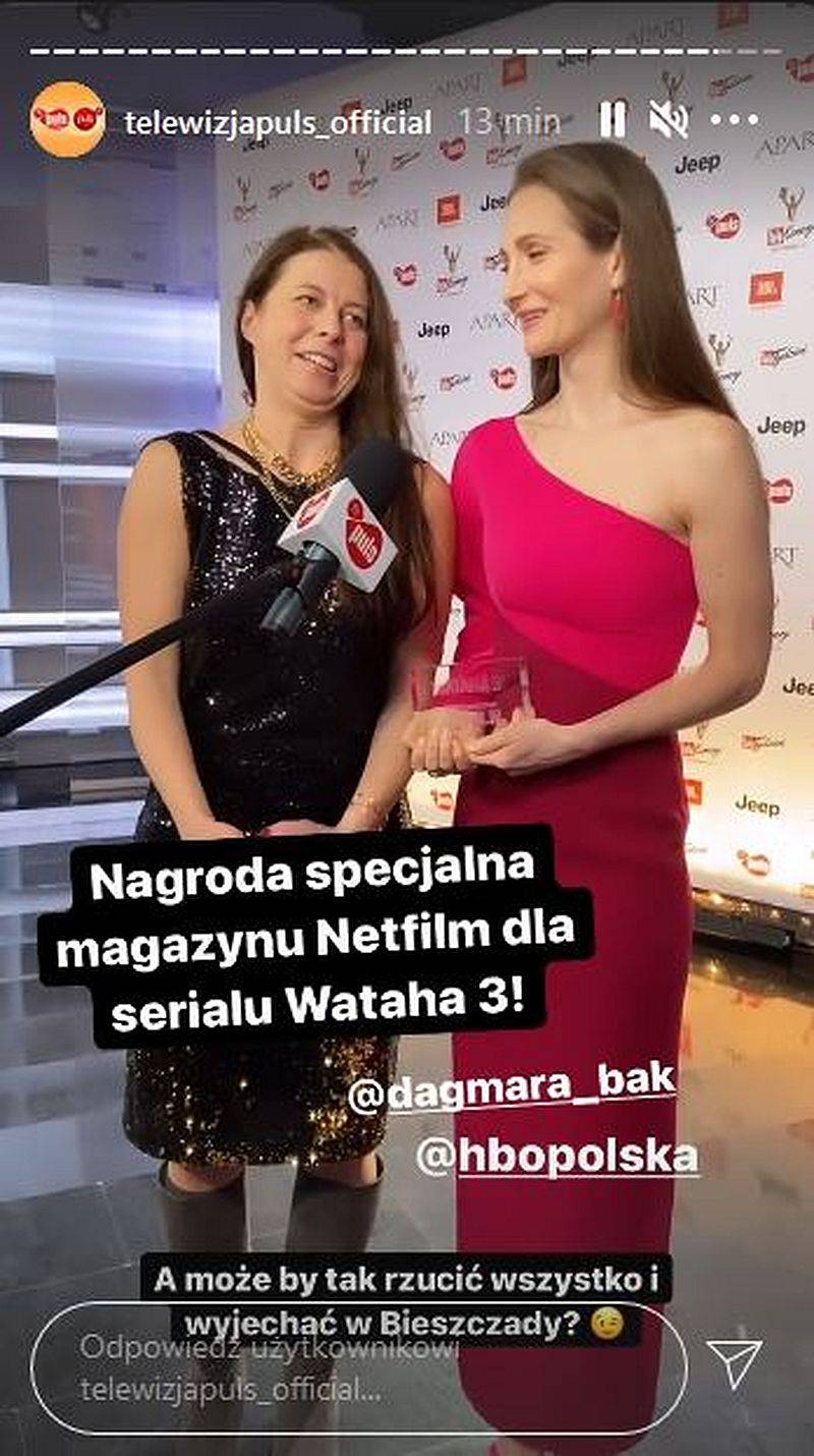 Telekamery 2021: Elegancka Kasia Zielińska, Julia Kamińska w czerwieni (ZDJĘCIA)