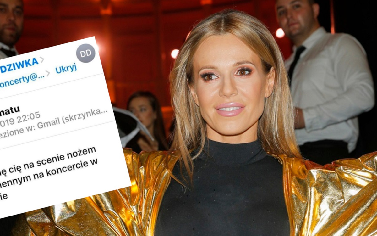 Doda jest zastraszana! Pokazała treść wiadomości, jaką dostała na maila