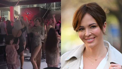 Anna Wendzikowska zaszalała z córkami na parkiecie. Kornelia to cała mama