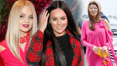 Czerwona krata Ewy Farnej i różowa tunika Górniak – gwiazdy na targach BEAUTY