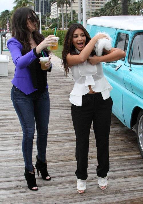 Kim Kardashian i jej kotek