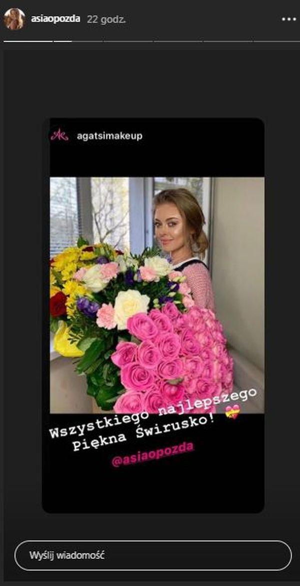 Urodziny Joanny Opozdy, fot. InstaStory aktorki