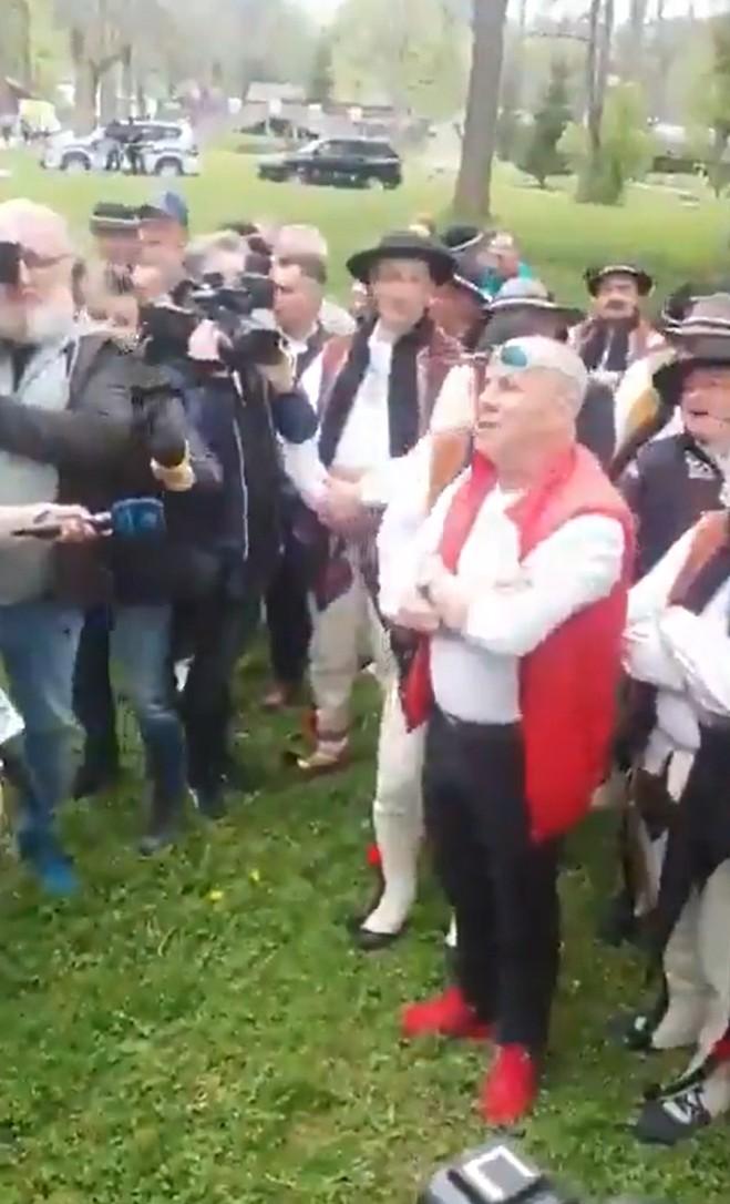 Awantura z udziałem Łukasza Litewki, fot. X