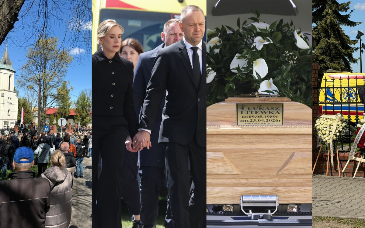 Rozpoczęły się uroczystości pogrzebowe posła Łukasza Litewki. Wzruszający widok przed rozpoczęciem mszy