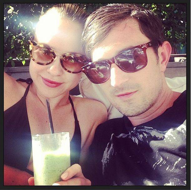 Matt Bendik i Becca Tobin na Instagramie