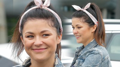 Kasia Cichopek w kombinezonie w groszki – wiemy, gdzie go można kupić i ile kosztuje (ZDJĘCIA)