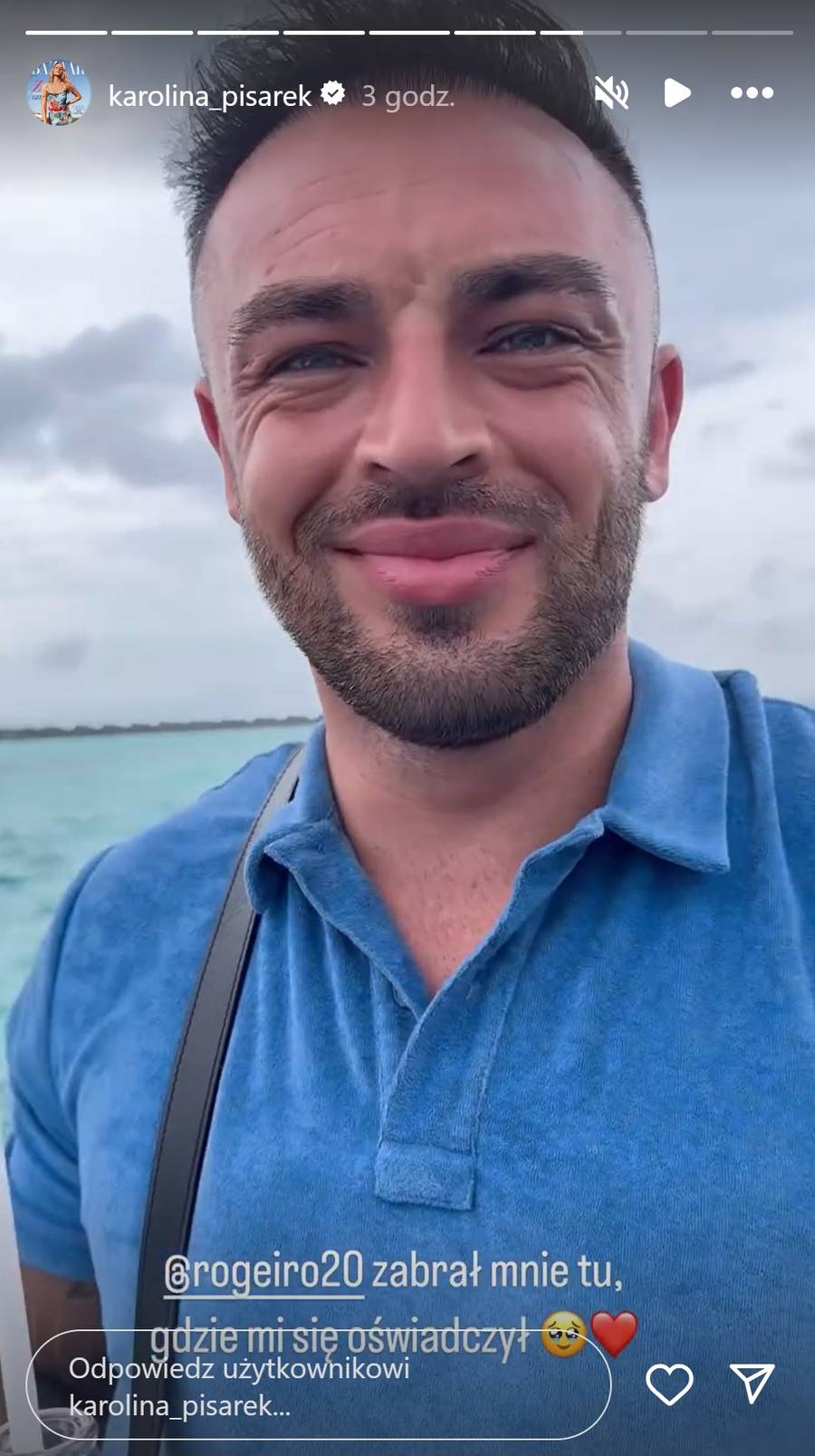 Karolina Pisarek ZALAŁA SIĘ ŁZAMI! Roger zabrał ją w miejsce oświadczyn