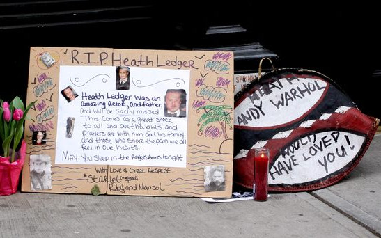 Tak żegnają Heatha Legdera (FOTO)