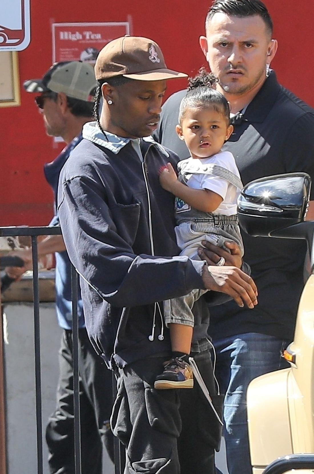Travis Scott z córką Stormi Webster