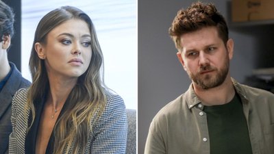 Rozwód Opozdy i Królikowskiego. Antek przyszedł z Izą. Na miejscu policja