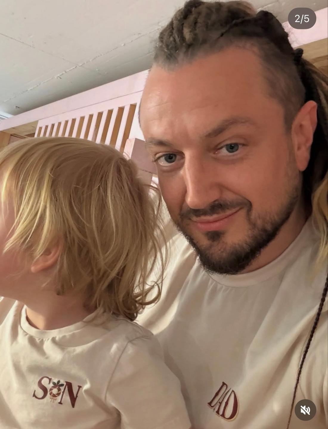 Baron pokazał jak spędza Dzień Ojca, fot. Instagram