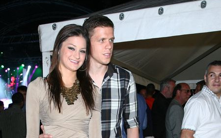 Wojciech Szczęsny z dziewczyną na gali Playboya