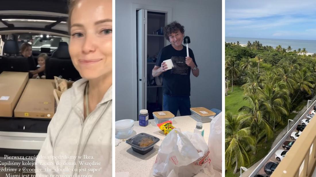 Rubikowie już od tygodnia żyją w Miami. Urządzają mieszkanie