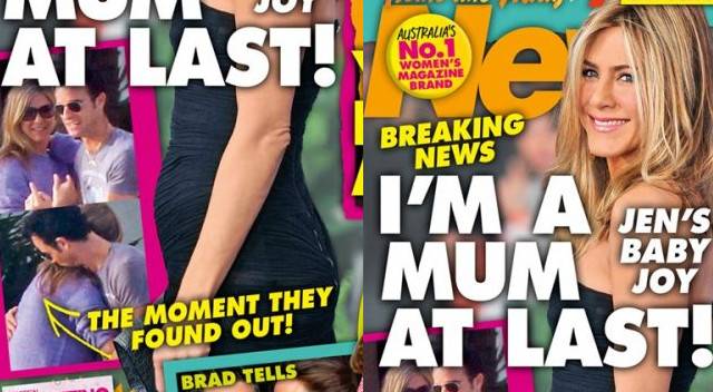 Kilka dni temu Jennifer Aniston powiedziała rodzinie, że zostanie mamą