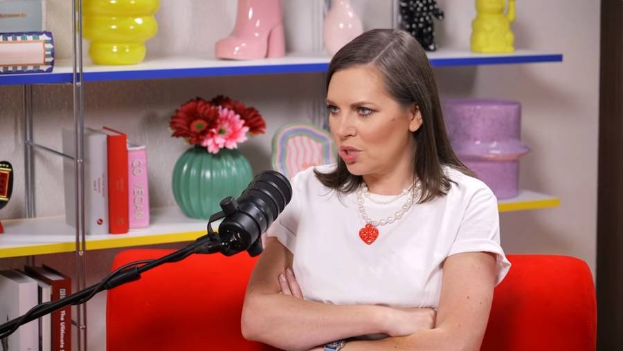 Aleksandra Kwaśniewska w podcaście Doroty Szelągowskiej "Czułe Słówka", fot. YouTube