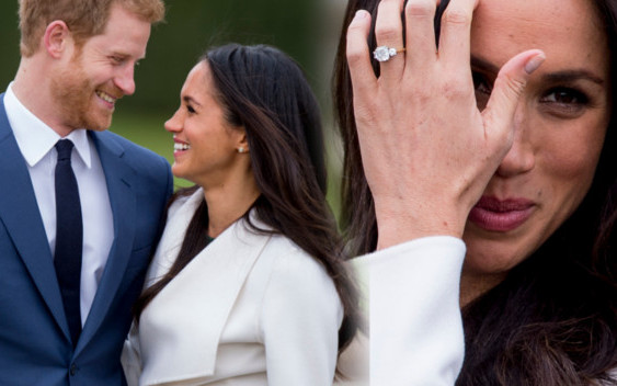 Pierścionek zaręczynowy Meghan Markle od księcia Harry’ego jest SZCZEGÓLNY