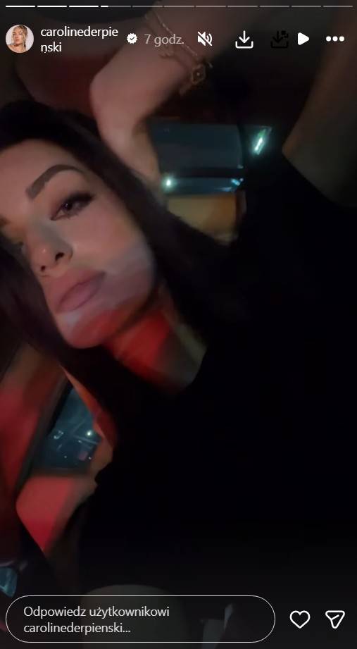 Metamorfoza Caroline Derpieński, fot. Instagram