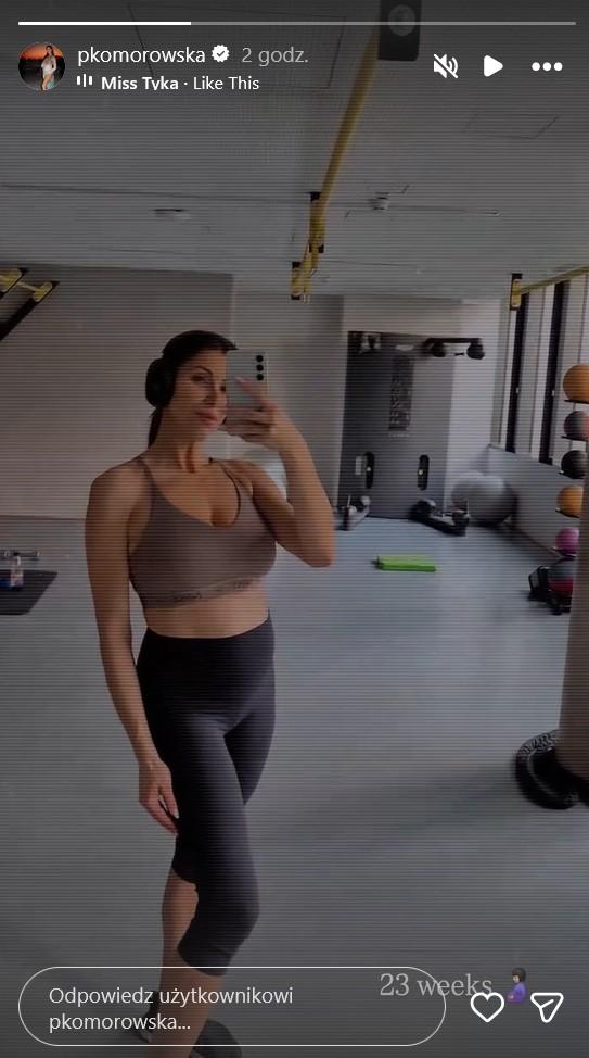 Ukochana Pawła Deląga pokazuje ciążowy brzuszek, fot. Instagram