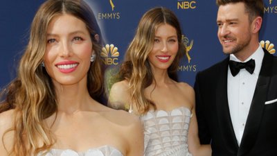 Jessica Biel w PRZEPIĘKNEJ sukni na gali Emmy (ZDJĘCIA)