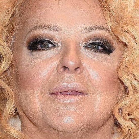 Zbliżenie na twarz Magdy Gessler