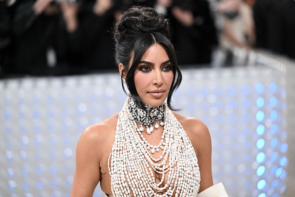 Kim Kardashian attends The 2023 Met Gala Celebrating "Karl Lagerfeld: A Line Of Beauty" at The Metropolitan Museum of Art on May 01, 2023 in New York City. Photo by DNphotography/ABACAPRESS.COM