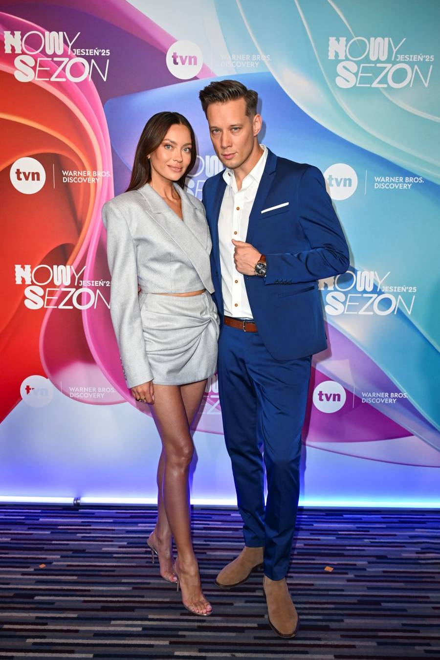 Edyta Zając w objęciach Michała Mikołajczaka na imprezie TVN-u! Taki widok to rzadkość! (FOTO)