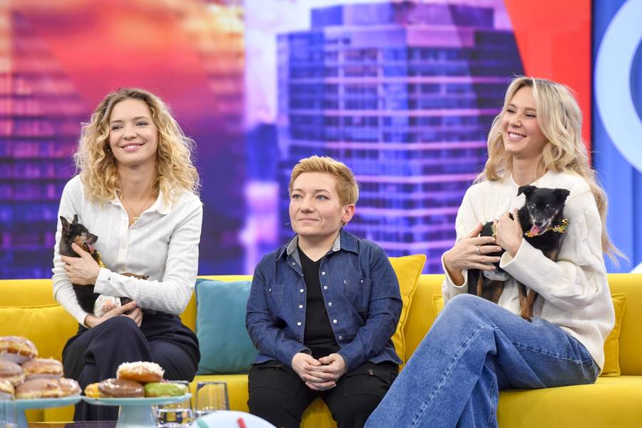 Poranek z “Halo Tu Polsat”! Izabella Miko w panterce , Andrzej Seweryn z żoną, ciężarna Kasia Moś (FOTO)