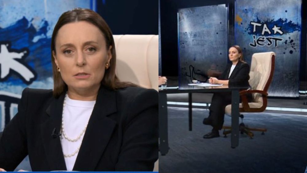 Agata Adamek/Kadr z TVN24 "Tak jest"