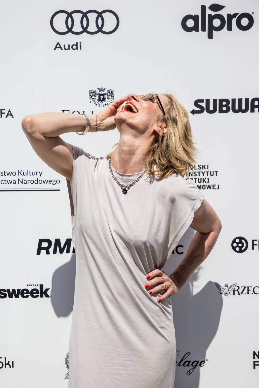 Co za energia! ROZPROMIENIONA Magdalena Cielecka pojawiła się na Mastercard Off Camera (FOTO)