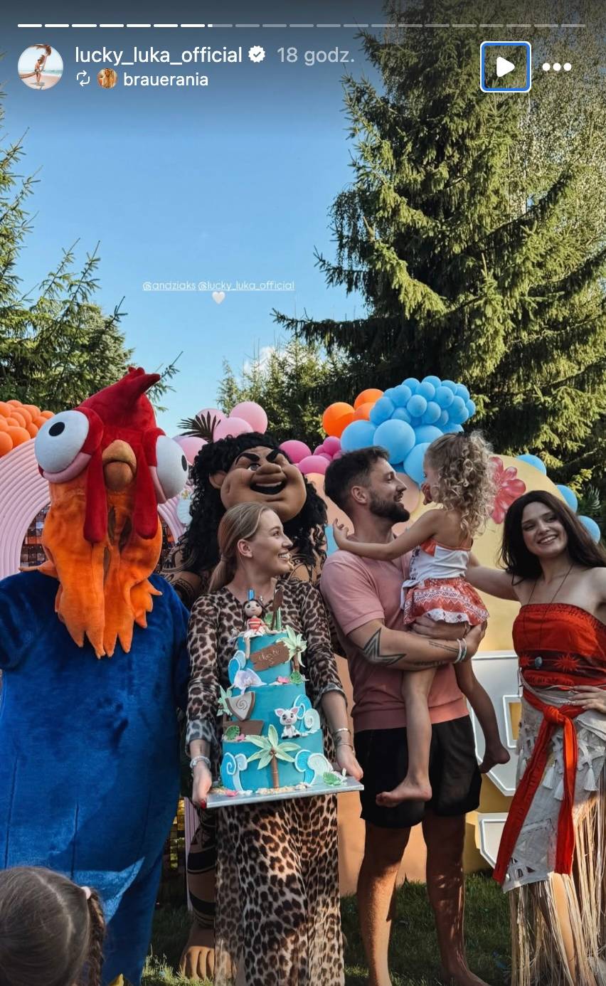 Andziaks i Luka z przytupem zorganizowali Charlie 5 urodziny. Była nawet Natalia Siwiec