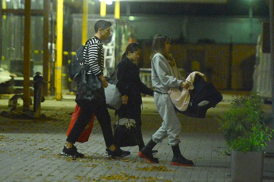 Lewandowscy przylecieli do Warszawy