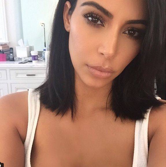 Fryzury Kim Kardashian