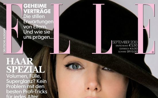 Angelina Jolie na okładkach Elle