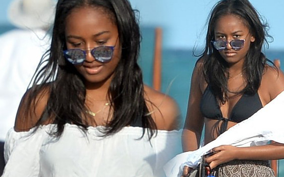 Internet zachwyca się figurą Sashy Obamy w bikini (FOTO)