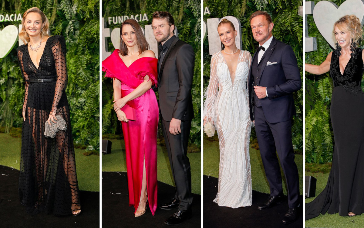 Bal Fundacji TVN (część II): Monika Olejnik w odważnym kolorze, Dorota Szelągowska debiutuje z nowym partnerem