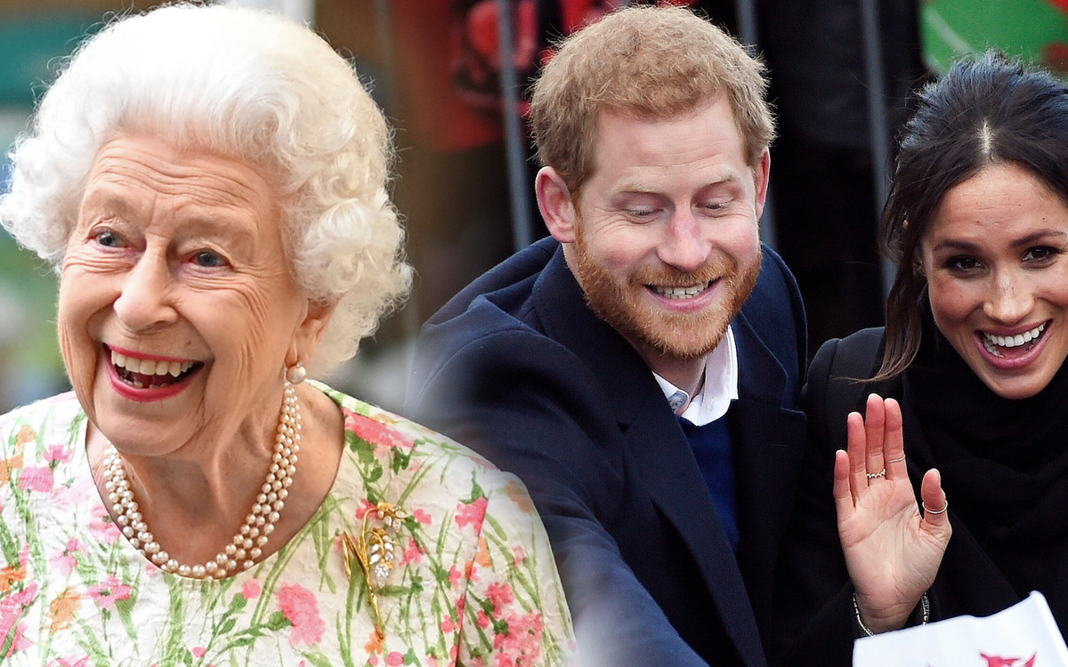 Królowa Elżbieta podczas ostatniego wyjścia przekazała sekretną wiadomość dla Meghan i Harry’ego